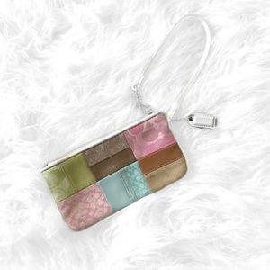 COACH | Multicolored Patchwork Wristlet